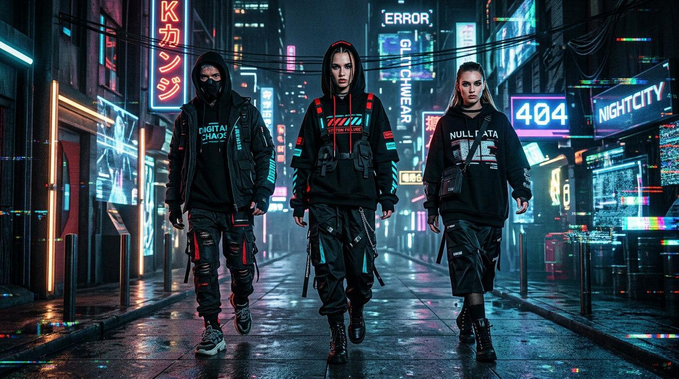 Cyber-Neon Hoodie V5